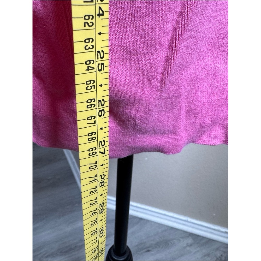 Quacker Factory Pink Rhinestone Zip-Up Cardigan - Picture 9 of 12